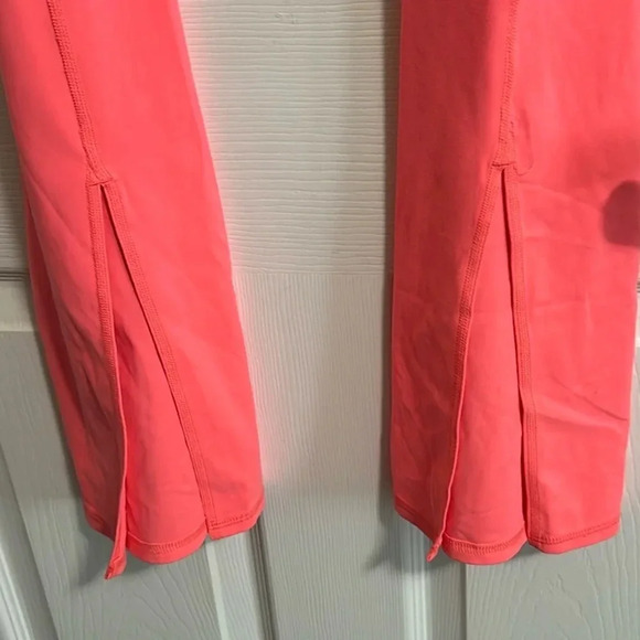 Free People Movement coral full length leggings with slits XS NWOT - Picture 4 of 6